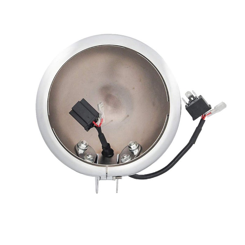 Autokun 5.75" 5 3/4 inch Headlight Light Bucket Housing Trim Ring for Motorcycle - Image 3